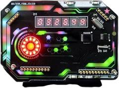 Creative Clock Electronic DIY Desktop Digital Clock Soldering Kit Gaming Desktop Ornament