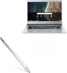 BoxWave Stylus Pen Compatible with Acer Chromebook 514 with Touchscreen - AccuPoint Active Stylus, Electronic Stylus with Ultra Fine Tip - Metallic Silver
