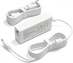 24V White Charger Cord fit for Silhouette Cameo 5 4 2 1 SD Portrait Studio Electronic Cutting Tool Print, AC/DC Adapter for Cameo Cutting Tool Charger,Power Supply Cable for Silhouette