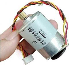 DC 12 V -24 V 0.1A 10800RPM 385 Carbon Brush Electronic Starter with 14 Teeth 0.5M Copper Gear with Speed Feedback Motor Drivers