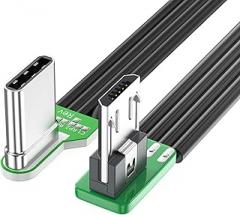 Flexible USB C to USB 5Pin Cord with Right/Left Angled for Electronics, 5.0cm-200cm Optional