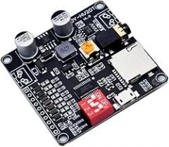 DY-HV20T Voice Playback Module Board MP3 Music Player 10W 20W 12V 24V Playback Serial Control DIY Electronic