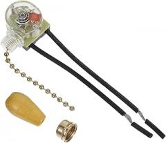 Cabilock 3pcs Golden Ceiling Fan Pull Chain Light Switch for Pendant and Wall Lamps Design for Versatile Lighting Needs Minimalist Style Replacement Accessory