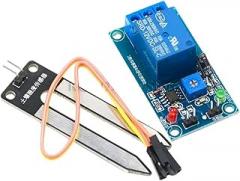 New Dc 5V 12V Soil Moisture Sensor Relay Control Module Automatic Watering of The Humidity Starting Switch for Aduino 2025 Arrival High Reliable Electronic Component, Precision, Stable Performance