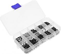 PRETYZOOM 500pcs Laptop Repair Screw Kit – M2/M2.5 Stainless Steel Assortment for Electronics Tiny Screws for Computer Repair DIY Projects and Furniture