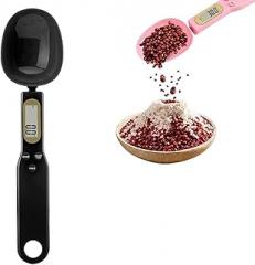Electronic Measuring Spoon Scale, 0.1g High Precision Digital Weighing Spoon for Coffee Tea Spice Baking | Kitchen Gram Measurement Tool (Black)