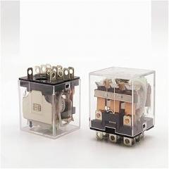 Electronic Parts Relay 1pcs Small Coil General electromagnetic Intermediate Relay 10A 250V 3NO-3NC HH63P LY3NJ 11pin Switch DC 12/24V AC 220V relay12v (Size : DC12V)