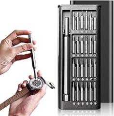 Precision Screwdriver Set, 25-in-1 Small Precision Screwdriver Set, Mini Screwdriver Sets Repair Tool Kit for Laptop,Cell Phone,PC,Tablet,Electronic,Watch (Plastic Carabiner Box Plastic Handle)