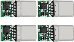 eMagTech 4PCS USB Type-C PD Trigger Module 5V HUSB238 Chip Compatible with A-rduino Power Bank DIY Electronics