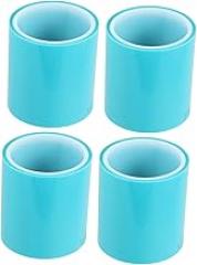 4rolls Traceless Adhesive Tape Wide High-Temperature Resistant DIY Tape for Epoxy Resin Jewelry Electronics Scratch-Resistant Eye-catching Blue Each Roll