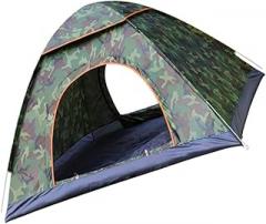 Milisten Sturdy Frame Easy Setup 3-4 Person Tent Sun Shelter Waterproof Ventilated Mesh Door Perfect for Camping