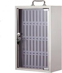 Silver Storage Cabinet, Freestanding Or Wall-Mounted, Suitable for Schools, Offices and Classrooms.
