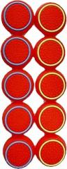 10 PCS Controller Thumbstick Caps Cover Replacement Silicone Touch Controller Rocker Cover for PS3 / PS4 / PS5 (5PCS Red with Blue+ 5PCS Red with Green)