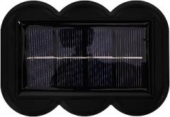 Milisten Solar Dual-Head Wall Light 4led Solar Outdoor Yard Light Decorative Waterproof Patio Fence Lamp Down Lighting for Garden Lighting