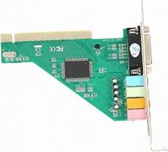 Sound Card Pci Desktop Sound Card 17×13×4 Pci Sound Card Channel 4. 1 for Computer Desktop Internal Karte Stereo Surround Cmi8738 Cmi8738