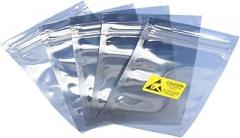 Anti Static Bags ESD Shielding Bags Resealable with Labels, [for Electronic Device GPU Hard Drive SSD HDD Motherboard] - 3x5inch/50pcs