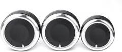 3 Pcs Air Condition Knob Car Heater Control for Tiida NV200 Vehicle Electronics Radio