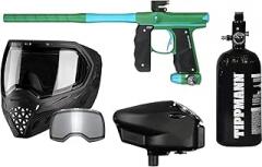 Empire Mini GS Electronic Paintball Gun Marker w Empire Halo Too Electronic Loader and EVS Thermal Goggle and 48/3000 HPA Tank