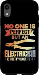 Funny Electronics Technician Joke for Electricians Case for iPhone XR