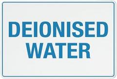 Deionised Water Sign 8