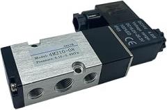 Control Element 4M210-08 4M210-06 Solenoid Valve Two Position Five Way Single Electronic Control Plate Pneumatic Valve(4M210-08,AC220V)