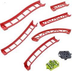10Pcs Roller Coaster Tracks Rail Small Particle Technology 26559 Building Block Parts 26060 Accessories Compatible with Legoeds New 2026 High for Reliable Electronic Component