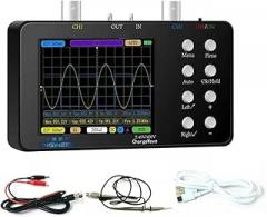 Dual Channels Digital Handheld Oscilloscope PWM 50M 10Mhz Sampling Rate 2.5KSa/S Analog Bandwidth for Electronic Repair Tools