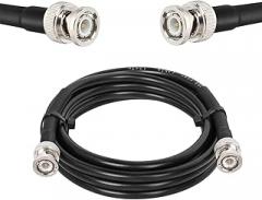 DHT Electronics BNC Male to Male Jumper Cable for Oscilloscope and Function Generators 3FT