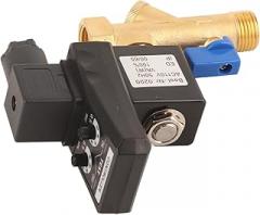 Automatic Drain Valve G1/2 DN15 Automatic Electronic Timed Drain Valve for Air Compressor Condensate Management(110V)