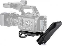 Tilta Extendable Shoulder Pad Baseplate for Camcorders | Compatible with Canon XF605, Sony Z380/Z280/Z200 | Quick Shoulder-to-Handheld Transitions | Front 1/4”-20 & 3/8”-16 Mounts | Black