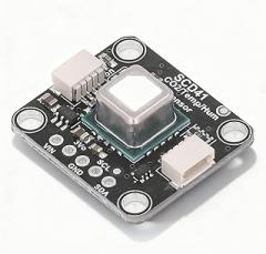 CO2 Sensor Module, Carbon Dioxide Gas Concentration Sensor, 400-2000ppm - Humidity Sensor with Temperature Detection, Fast I2C Interface, Ideal for DIY Electronics