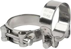 2pcs 304 Stainless Steel Powerful Hose Clamp Exhaust Air Water Pipes Sealing Powerful Strength Repair Welding Tools(29-31mm)