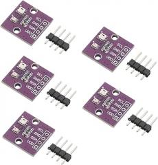 DOITOOL 5pcs Air Pressure Sensor Temperature Sensor Digital Humidity Pressure Sensor Temperature Humidity and Air Pressure Module Electronic Temperature and Humidity Meter Accessories PCB