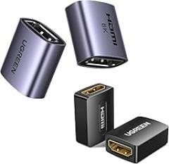 UGREEN 4K@60Hz HDMI Coupler 2 Pack Bundle with 8K@60Hz HDMI Coupler 2 Pack
