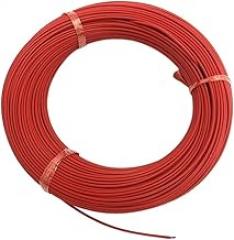 Pipe House 10m Warm Floor Hotline 1K 2K 3K 6K 9K 12K 18K 24K DIY Fluoroplastic Heating Wire Electric Heating Cable Soil Electronics (Size : 10m, Color : 6K 66 Ohm)