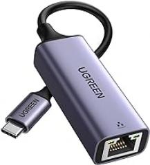 UGREEN USB C to Ethernet Adapter, Plug and Play 1Gbps Ethernet Adapter, Aluminum Case, (Thunderbolt 4/3 Compatible) to RJ45 Network Dongle, Compatible for MacBook Pro/Air, iPhone 17 Pro/Max, iPad, XPS
