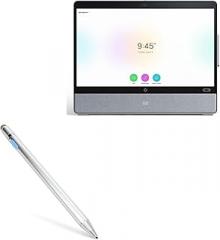 BoxWave Stylus Pen Compatible with Cisco Webex Desk Pro - AccuPoint Active Stylus, Electronic Stylus with Ultra Fine Tip - Metallic Silver