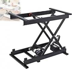Electric Manual Control Dining Table Coffee Table Lift,Working Platform Computer Desk Electronic Scissor Lift， Height Adjustable Lifting Platform DHLCT40