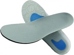 Milisten Eva Sports Insoles Foot Care Arch Inserts, High-Elastic Shock Absorbing Shoe Cushions Pads, Grey Size 35-40 for Athletic and Casual Footwear