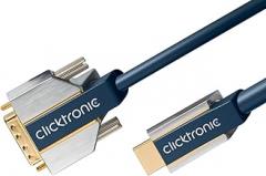 Clicktronic Advanced Câble adaptateur HDMI / DVI 20 m