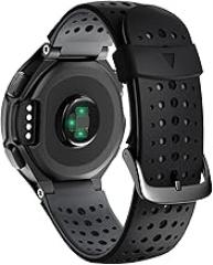Replacement Silicone Watch Band for Garmin Forerunner 230/235 / 220/620 / 630 / 735XT Watch Outdoor Sport Watch Strap (Color : Black Gray)