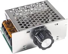 4000W High Power Voltage Regulators SCR Speed Controller 220V AC Electronic Voltage Regulator Governor Thermostat Dimmer