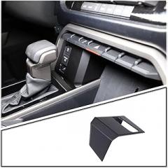 ABS Car Center Console Electronic Handbrake Decoration Cover Trim Fit for Toyot@ Tundra 2022-2023, Car Electronic Handbrake Button Cover (Matt Black)