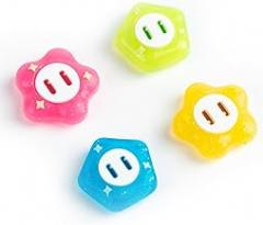 Thumb Grip Caps Compatible with Nintendo Switch, Soft Silicone Joystick Cover for Nintendo Switch/OLED/Lite Controller, 4PCS - Wonder Flower