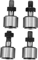 OUNONA 4pcs Steel Bolt-Type Needle Roller Bearing Cam for Machine Tools High Rigidity and Low Noise for Industrial and Electronic Machinery