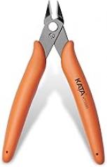 KATA Micro Wire Cutters Pliers: Precision Flush Cutter Tools for Jewelry Making Craft- 5-Inch Small Zip Tie Cutter Nippers - Mini Wire Side Cutting Snips for Electronics, Hobby Plastic Models, Gundam