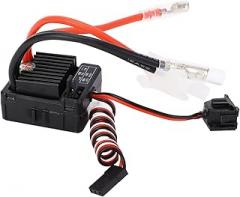 Alomejor 60A Brushed ESC Speed Controller with 3 Modes Electronic for 1/10 RC Cars Boats Fitment