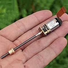 ELLANA Powered mini Precision Linear Geared N20 Motor, 3.4V 81RPM N20 Geared Motor with Copper Nut Reduction Ratio 1:240 Electronic Lock Motor Torque Gear