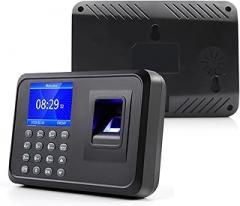 Biometric Fingerprint Time Clock for Small Businesses, Attendance Recorder Employee Recognition Device Electronic with Multi-Language