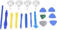 Disassembly Tools, Plastic Opening Prying Bar Triangular Spudger Electronics Repair Kit with Suction Cups for Mobile Phone Tablet Laptop Camera Watch Repair